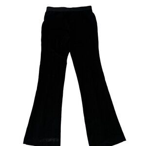 BCBG Max Azria Rayon Spandex Flare Pull-On Pants in Black Size Small